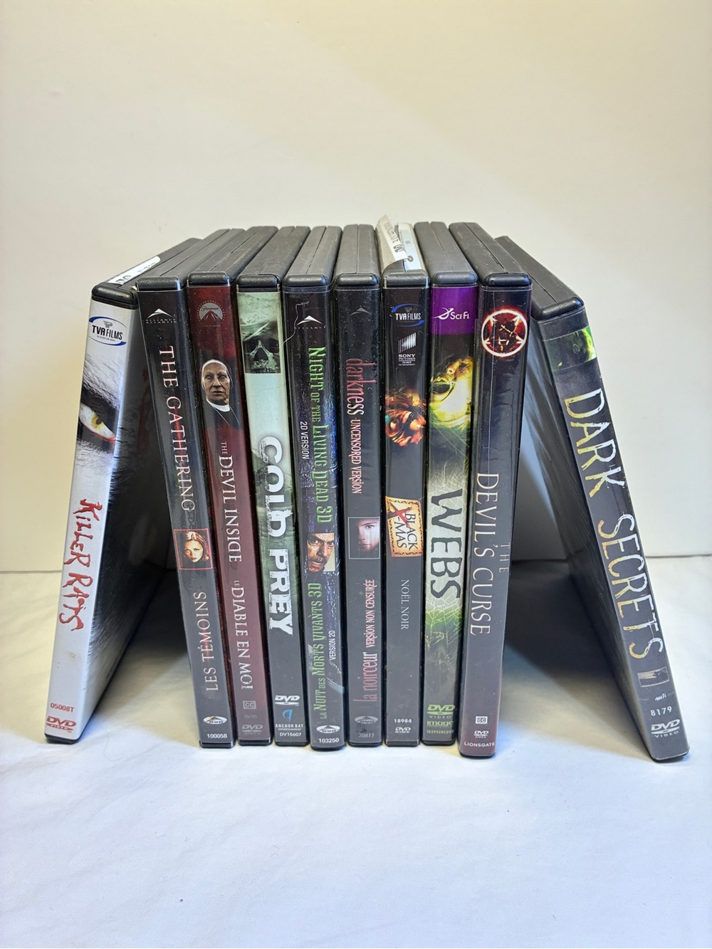 Lot Of 10 Horror DVD Webs Black Xmas Darkness Night Of Living Dead